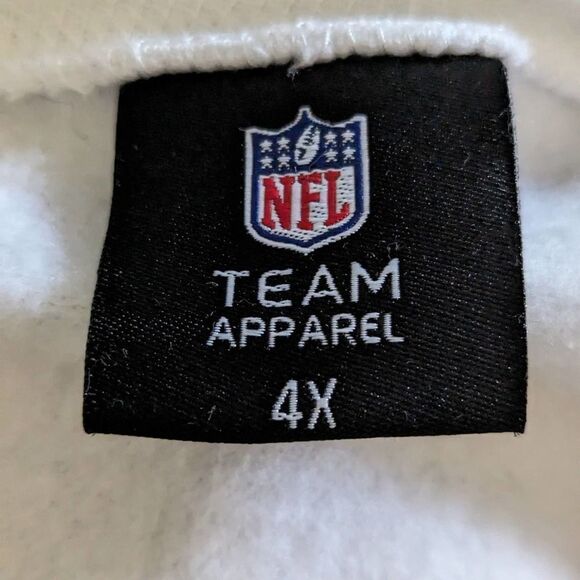 NFL New Orleans Saints White Sequin Sweatshirt - Picture 5 of 5